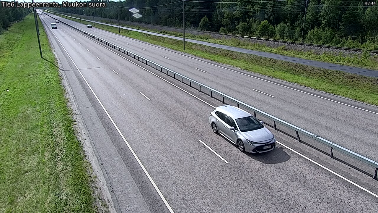 Kelikamerat Kuva Tie 6 Lappeenranta, Muukon suora, Lappeenranta, Etelä-Karjala