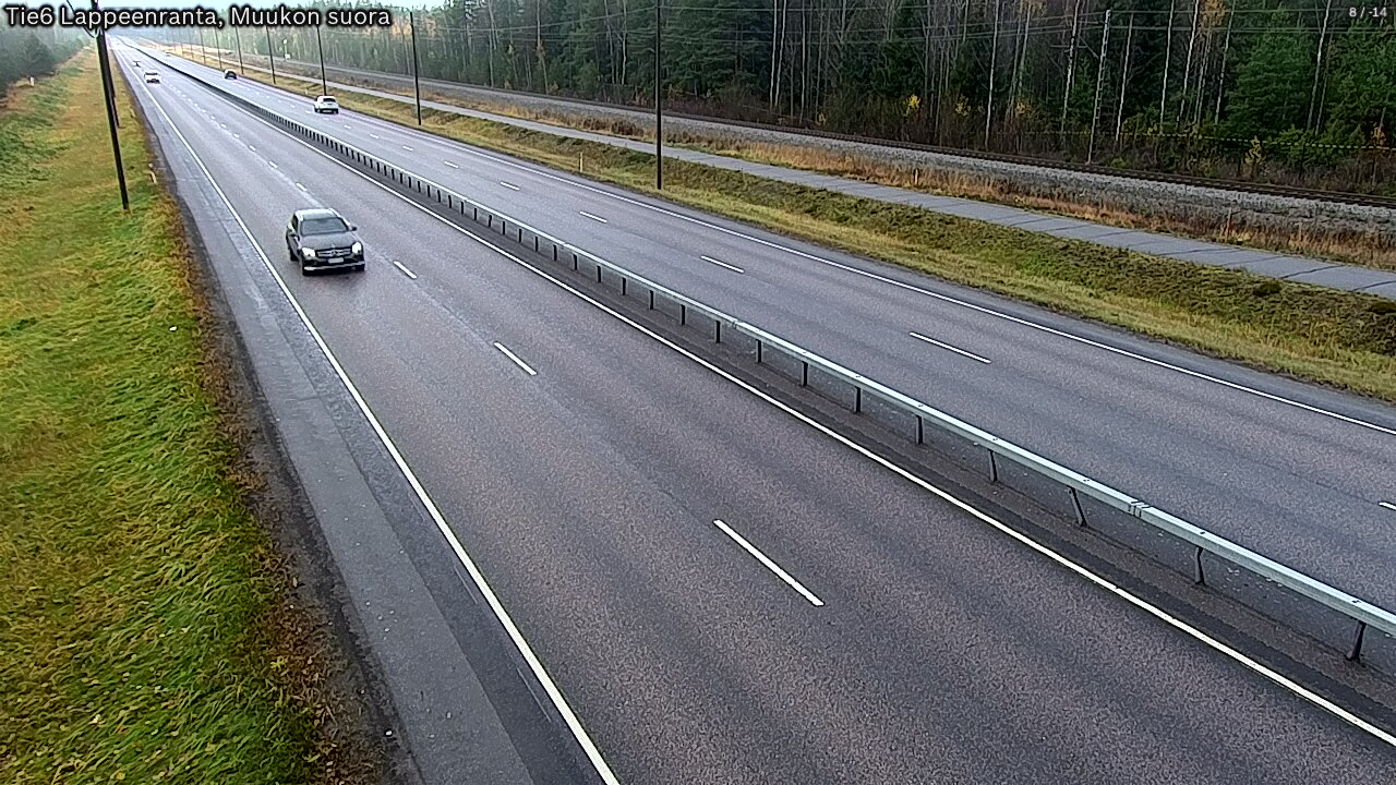 Kelikamerat Kuva Tie 6 Lappeenranta, Muukon suora, Lappeenranta, Etelä-Karjala