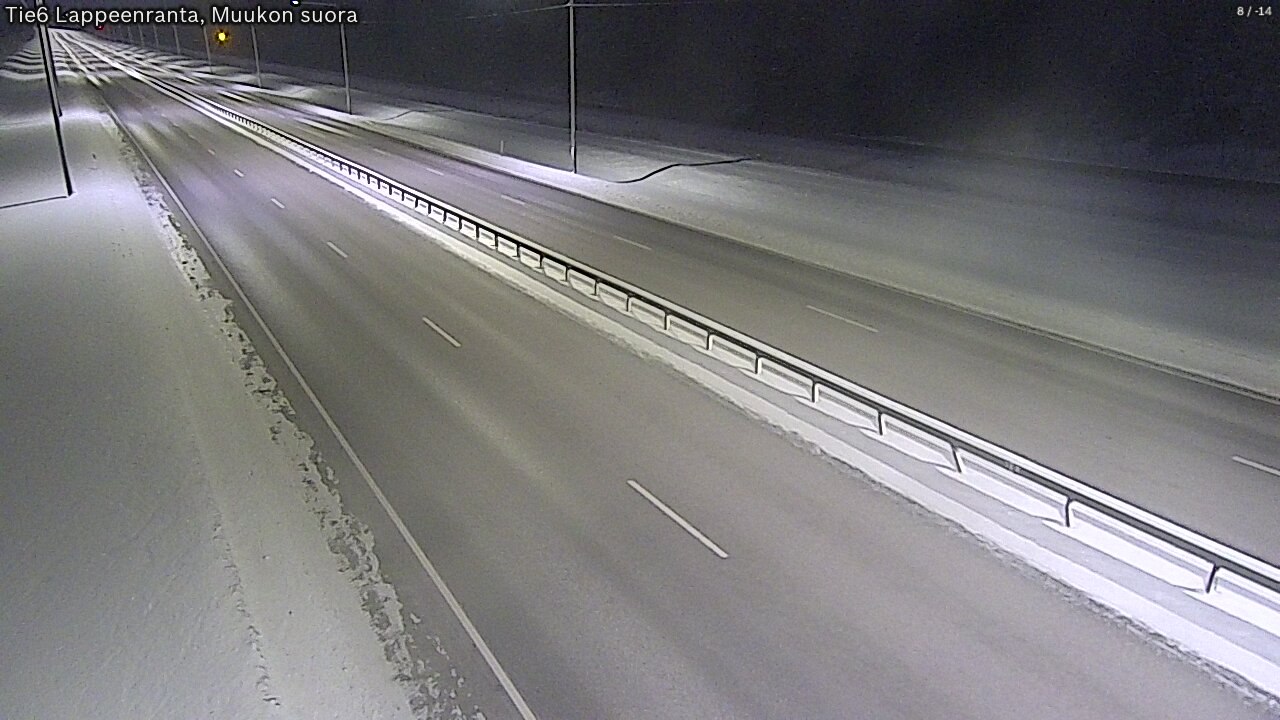 Kelikamerat Kuva Tie 6 Lappeenranta, Muukon suora, Lappeenranta, Etelä-Karjala