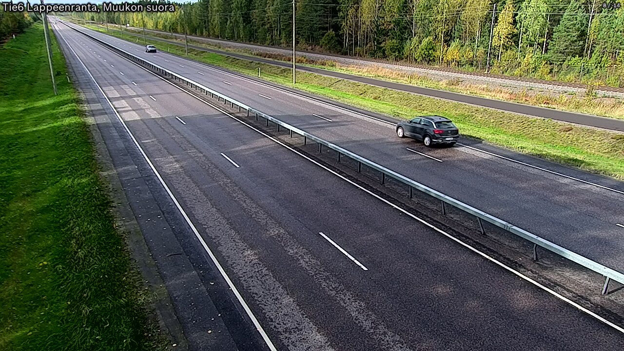 Weather Camera Image Tie 6 Villmanstrand, Muukko rakan, Lappeenranta, Etelä-Karjala