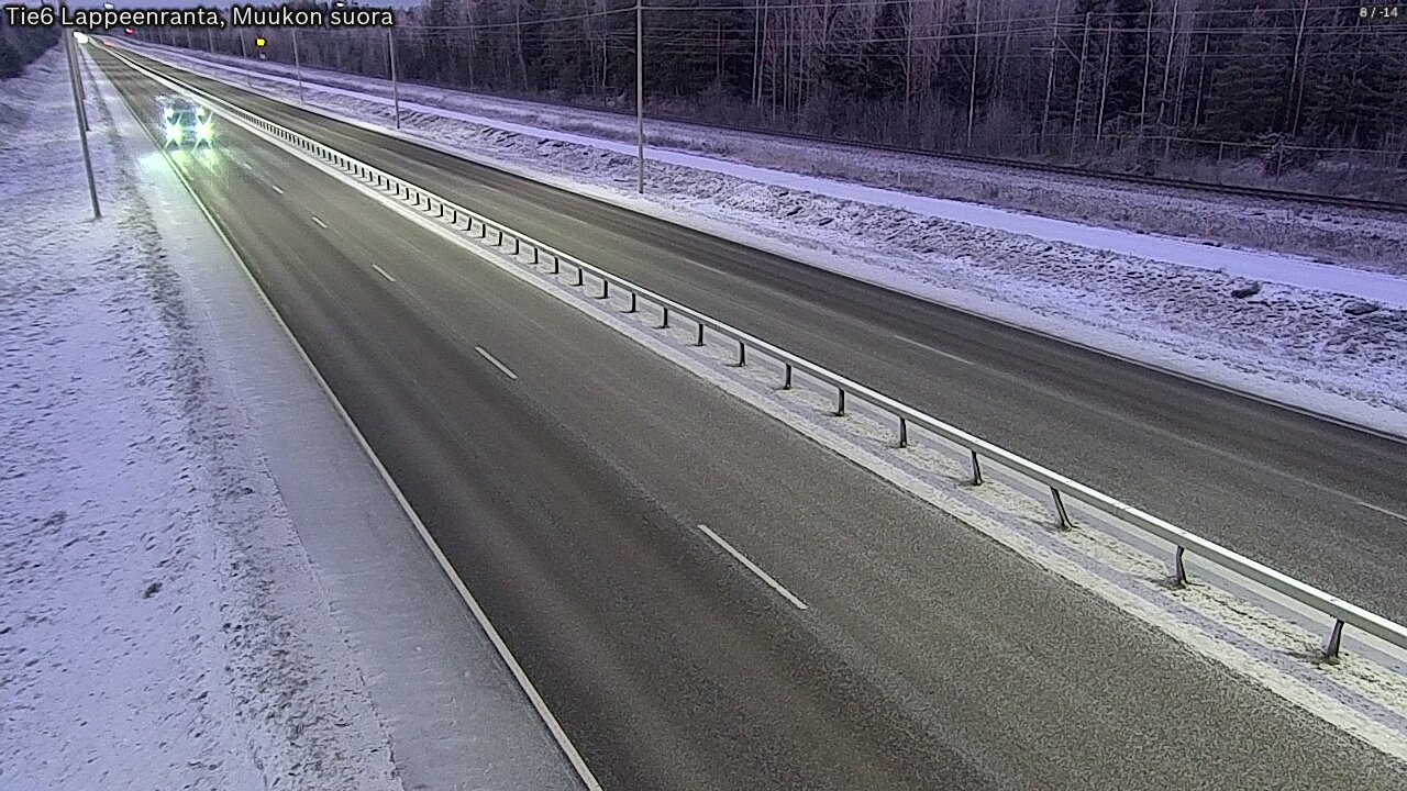 Kelikamerat Kuva Tie 6 Lappeenranta, Muukon suora, Lappeenranta, Etelä-Karjala