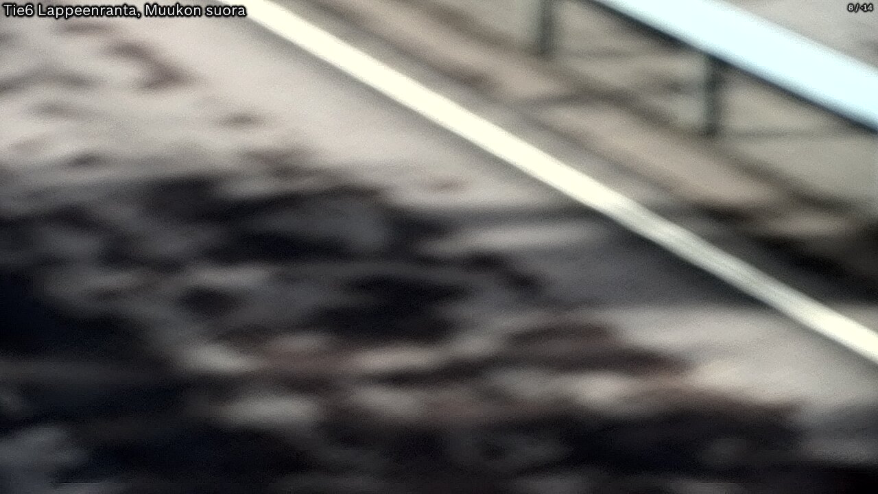 Weather Camera Image Tie 6 Villmanstrand, Muukko rakan, Lappeenranta, Etelä-Karjala