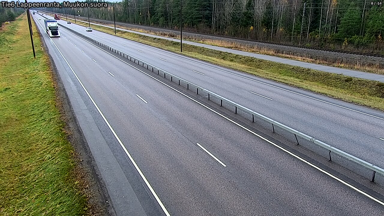 Kelikamerat Kuva Tie 6 Lappeenranta, Muukon suora, Lappeenranta, Etelä-Karjala
