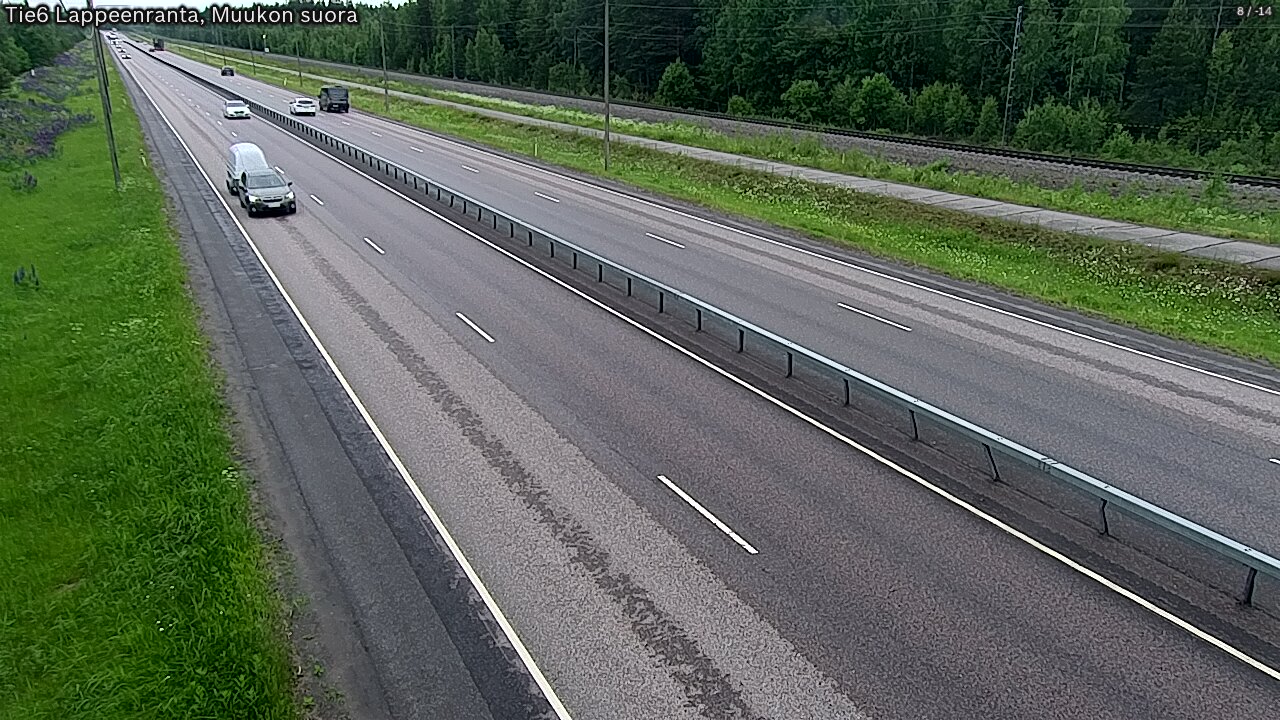 Kelikamerat Kuva Tie 6 Lappeenranta, Muukon suora, Lappeenranta, Etelä-Karjala