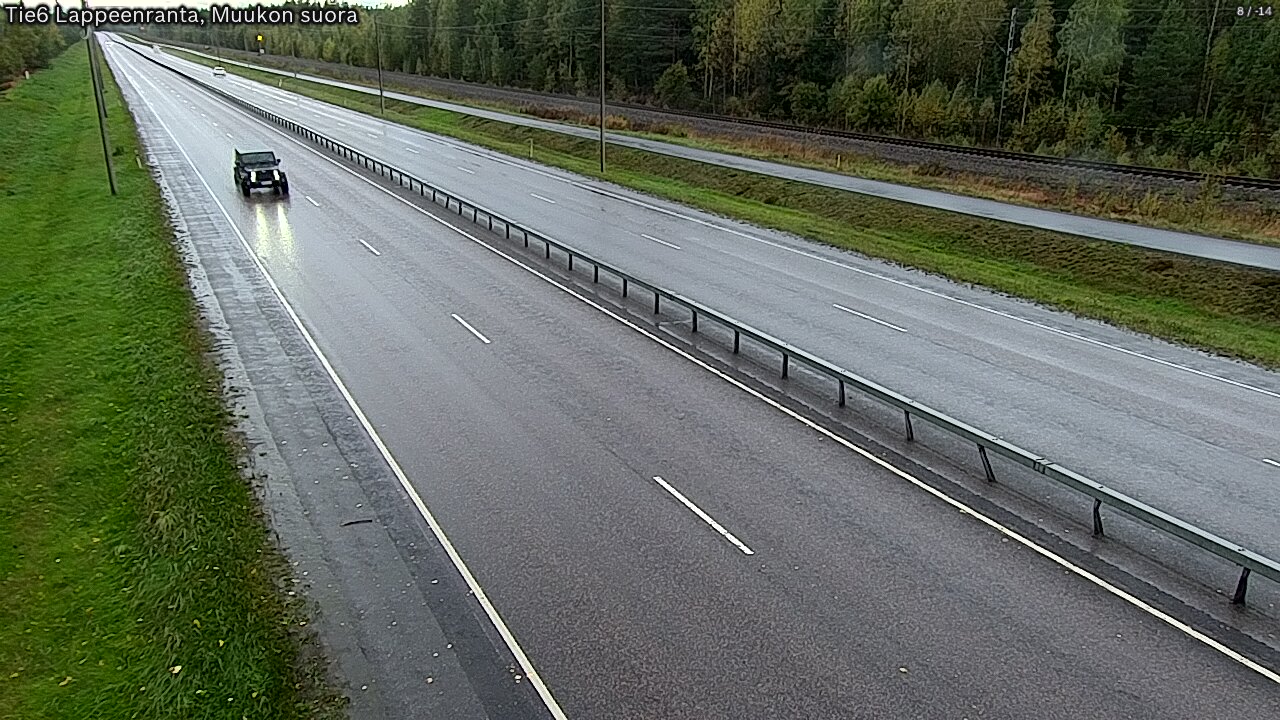 Kelikamerat Kuva Tie 6 Lappeenranta, Muukon suora, Lappeenranta, Etelä-Karjala