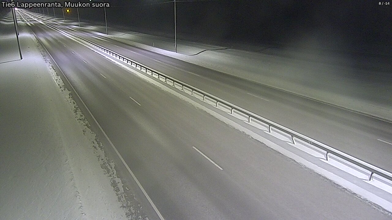 Kelikamerat Kuva Tie 6 Lappeenranta, Muukon suora, Lappeenranta, Etelä-Karjala