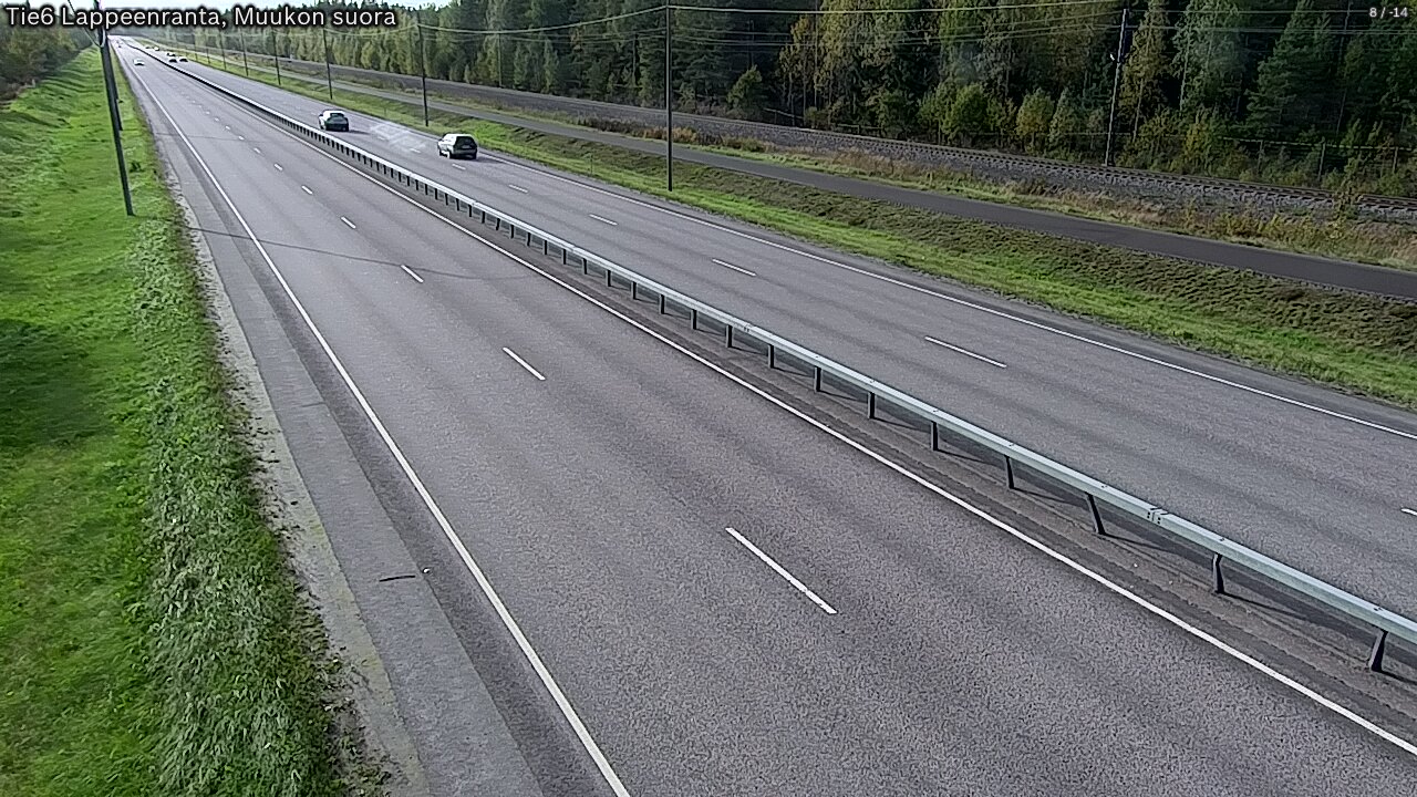 Kelikamerat Kuva Tie 6 Lappeenranta, Muukon suora, Lappeenranta, Etelä-Karjala