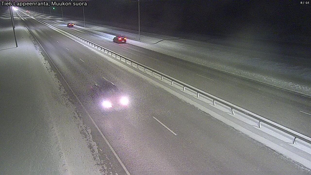 Kelikamerat Kuva Tie 6 Lappeenranta, Muukon suora, Lappeenranta, Etelä-Karjala