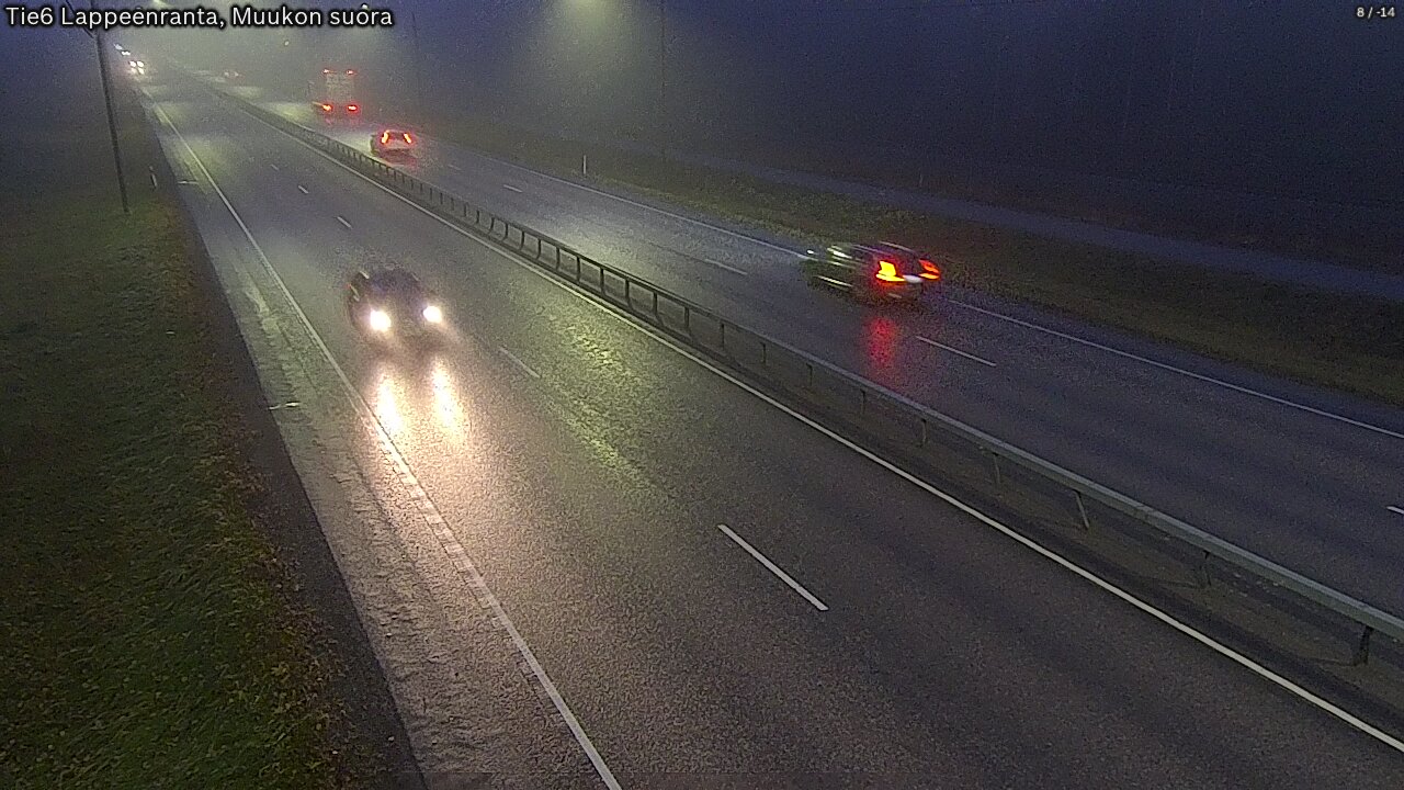 Kelikamerat Kuva Tie 6 Lappeenranta, Muukon suora, Lappeenranta, Etelä-Karjala