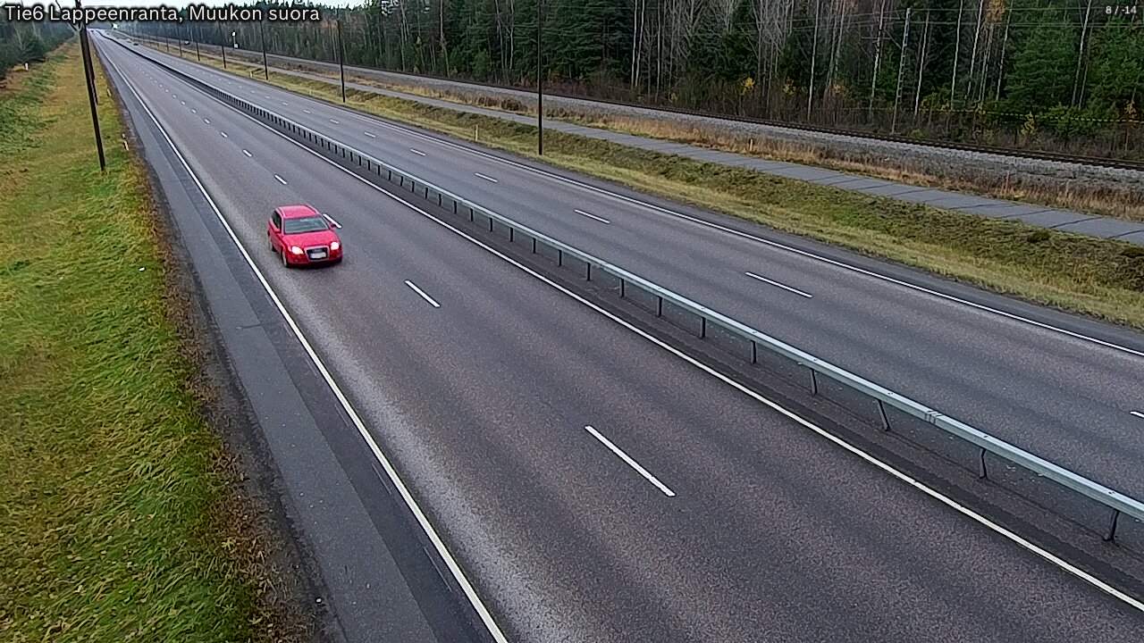 Kelikamerat Kuva Tie 6 Lappeenranta, Muukon suora, Lappeenranta, Etelä-Karjala