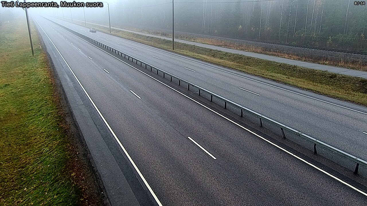 Kelikamerat Kuva Tie 6 Lappeenranta, Muukon suora, Lappeenranta, Etelä-Karjala