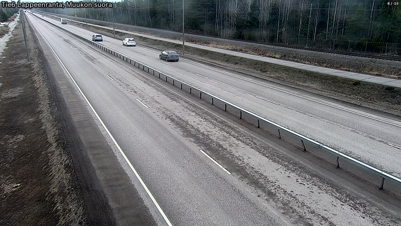 Kelikamerat Kuva Tie 6 Lappeenranta, Muukon suora, Lappeenranta, Etelä-Karjala