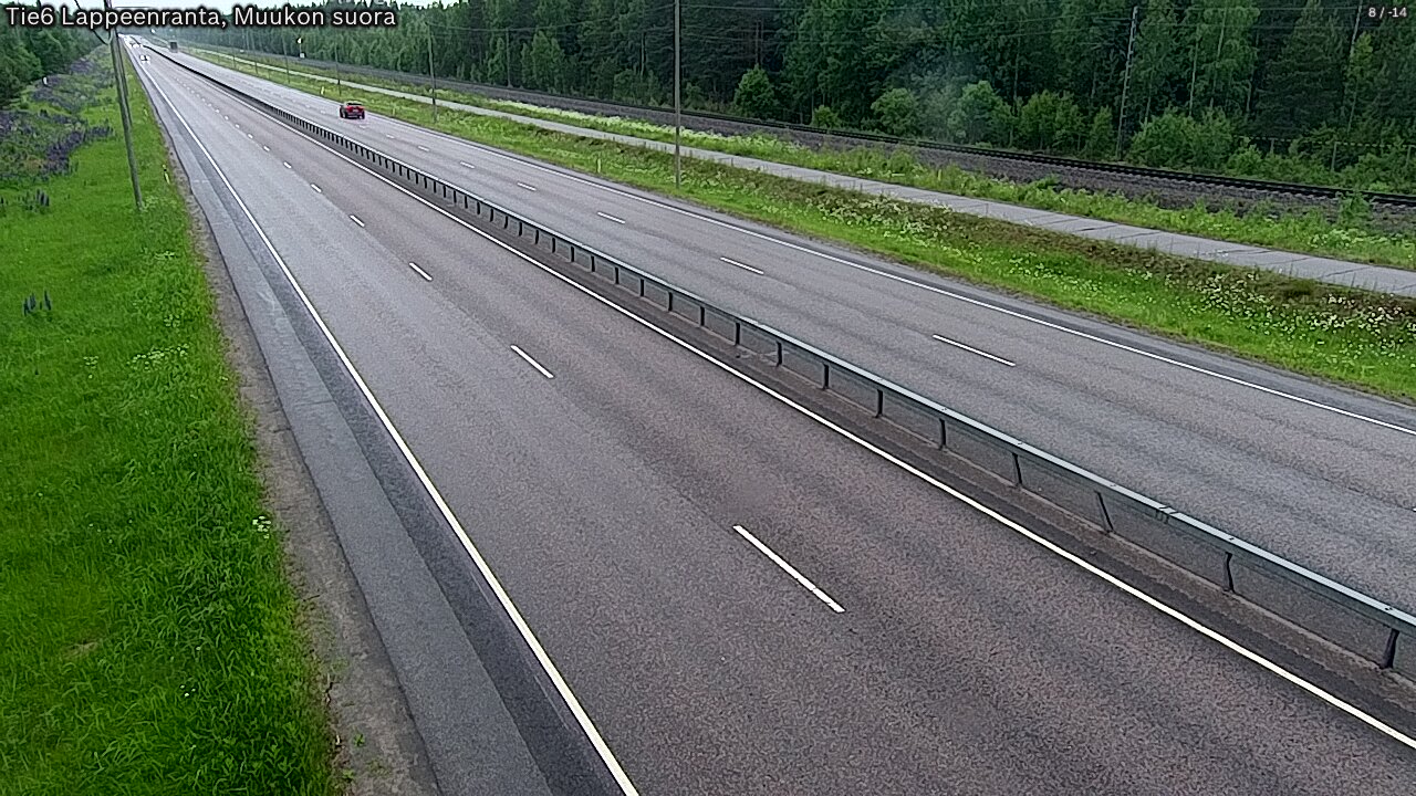 Kelikamerat Kuva Tie 6 Lappeenranta, Muukon suora, Lappeenranta, Etelä-Karjala
