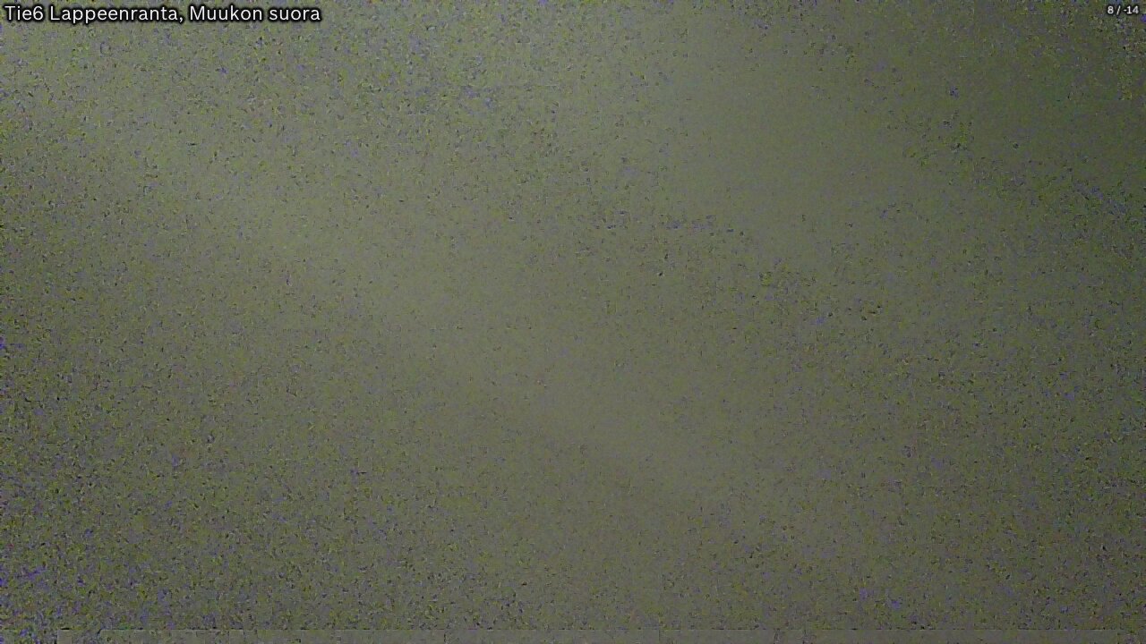 Weather Camera Image Tie 6 Villmanstrand, Muukko rakan, Lappeenranta, Etelä-Karjala