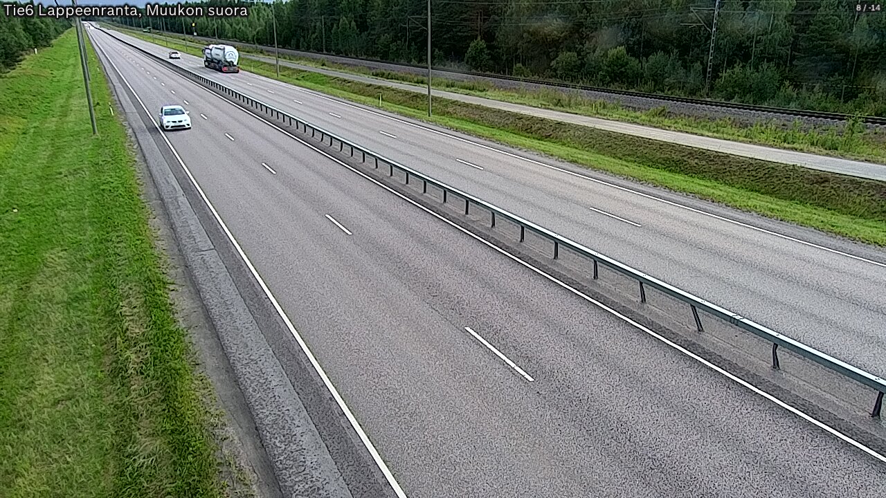 Kelikamerat Kuva Tie 6 Lappeenranta, Muukon suora, Lappeenranta, Etelä-Karjala