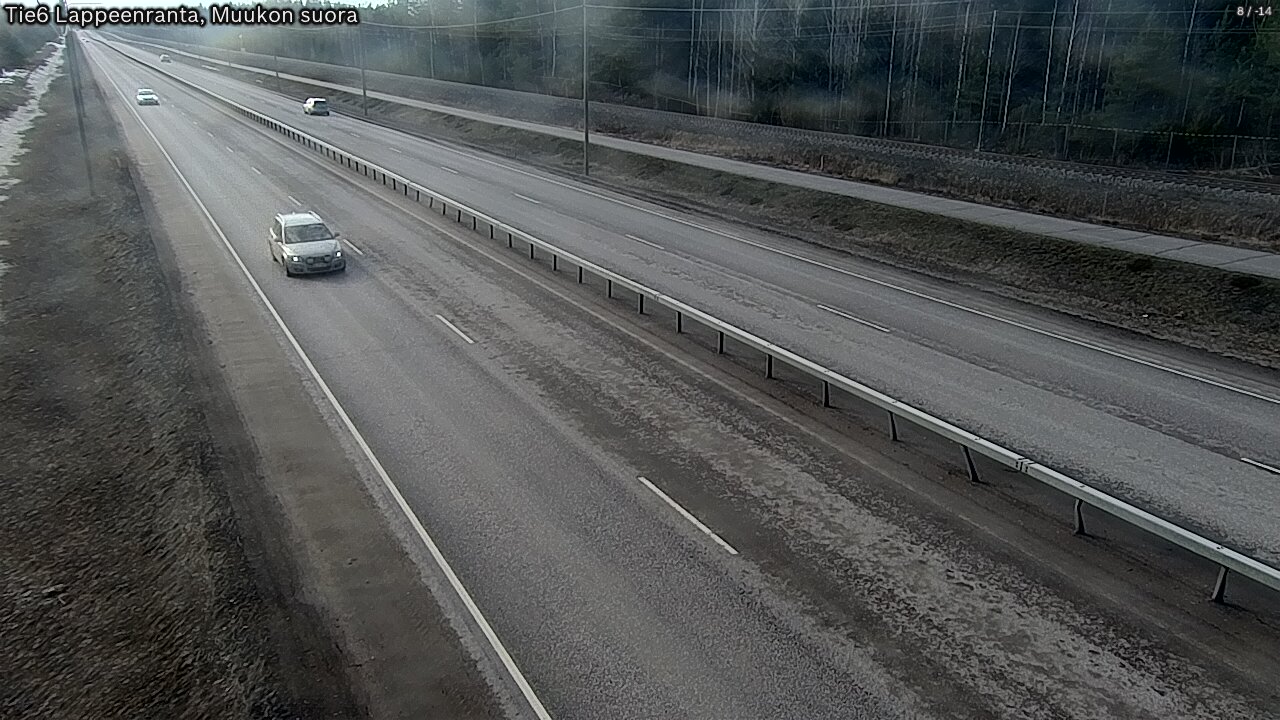 Kelikamerat Kuva Tie 6 Lappeenranta, Muukon suora, Lappeenranta, Etelä-Karjala