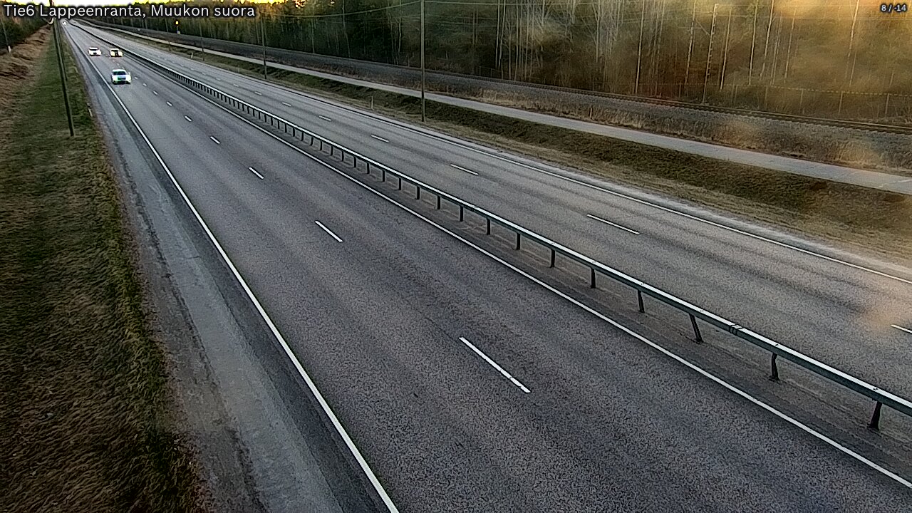 Weather Camera Image Tie 6 Villmanstrand, Muukko rakan, Lappeenranta, Etelä-Karjala