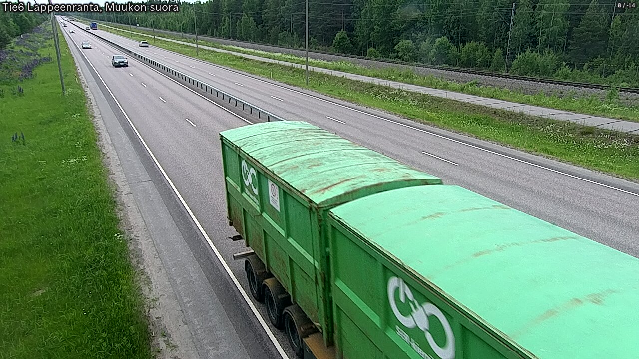 Kelikamerat Kuva Tie 6 Lappeenranta, Muukon suora, Lappeenranta, Etelä-Karjala
