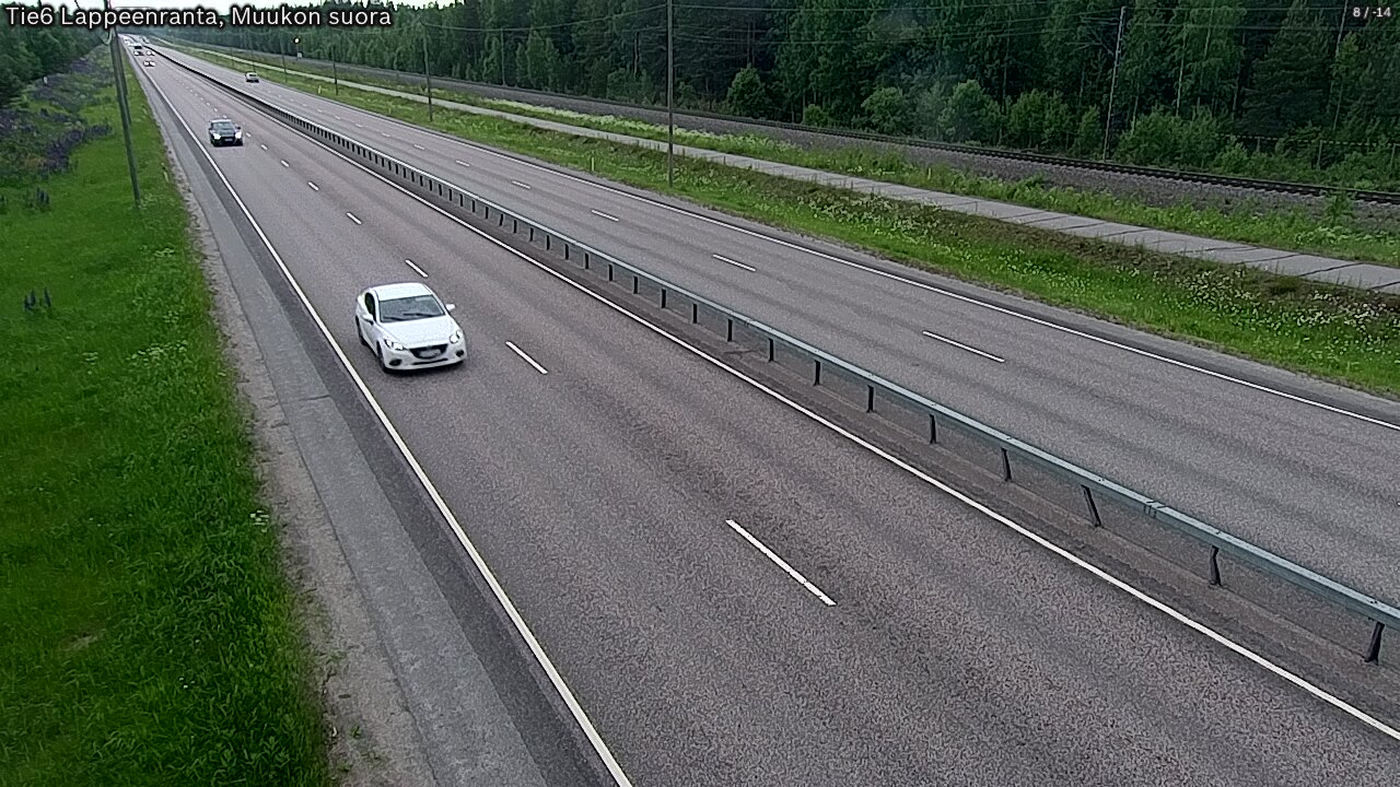 Kelikamerat Kuva Tie 6 Lappeenranta, Muukon suora, Lappeenranta, Etelä-Karjala