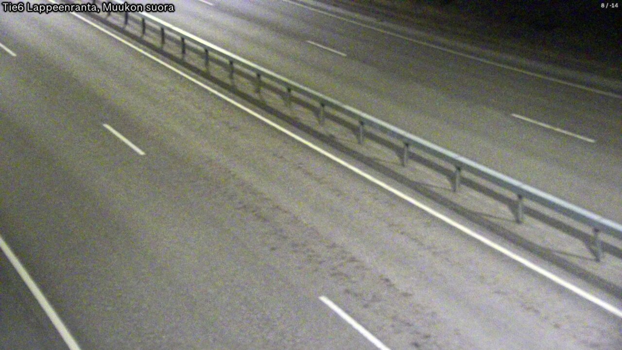 Weather Camera Image Tie 6 Villmanstrand, Muukko rakan, Lappeenranta, Etelä-Karjala