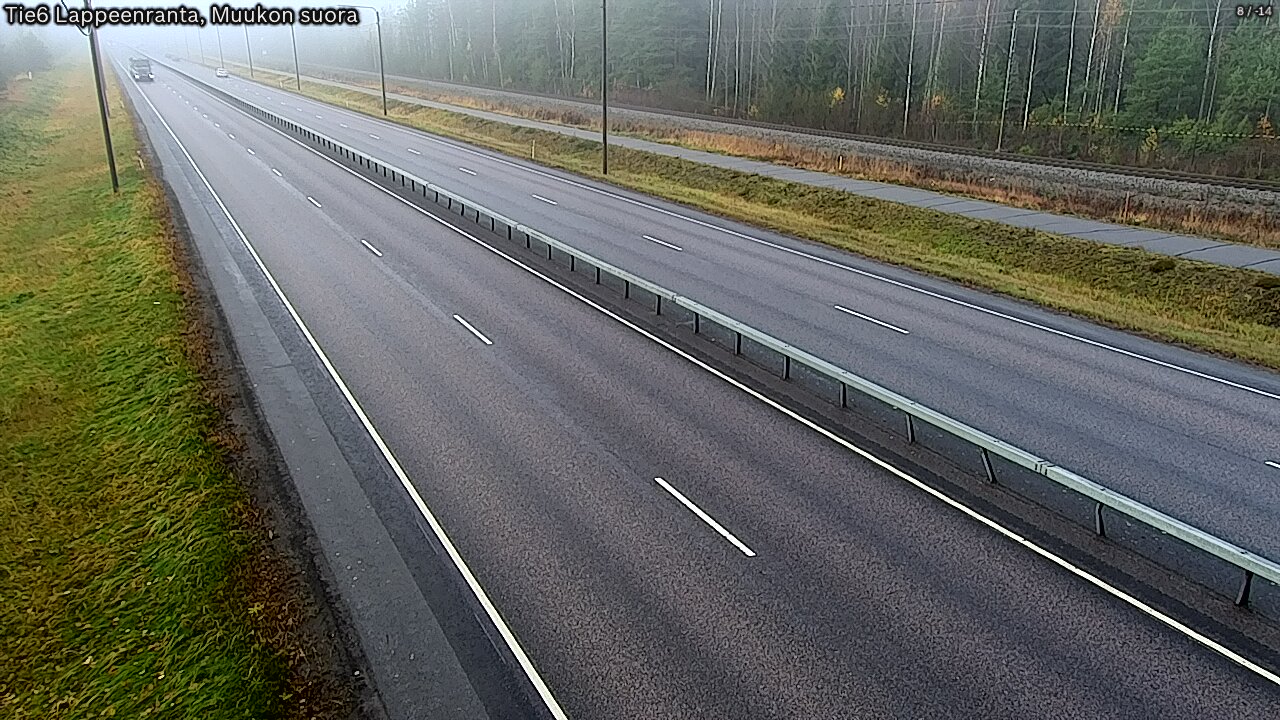 Kelikamerat Kuva Tie 6 Lappeenranta, Muukon suora, Lappeenranta, Etelä-Karjala