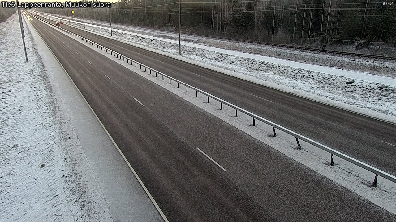 Kelikamerat Kuva Tie 6 Lappeenranta, Muukon suora, Lappeenranta, Etelä-Karjala