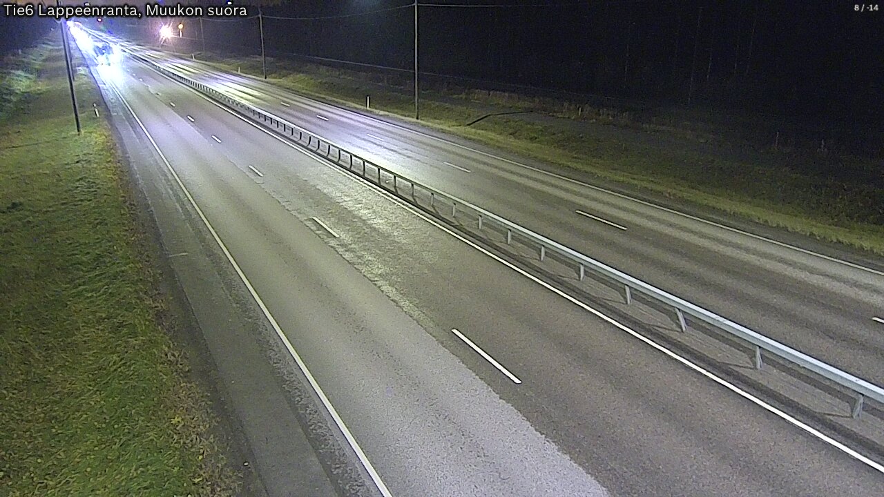 Weather Camera Image Tie 6 Villmanstrand, Muukko rakan, Lappeenranta, Etelä-Karjala