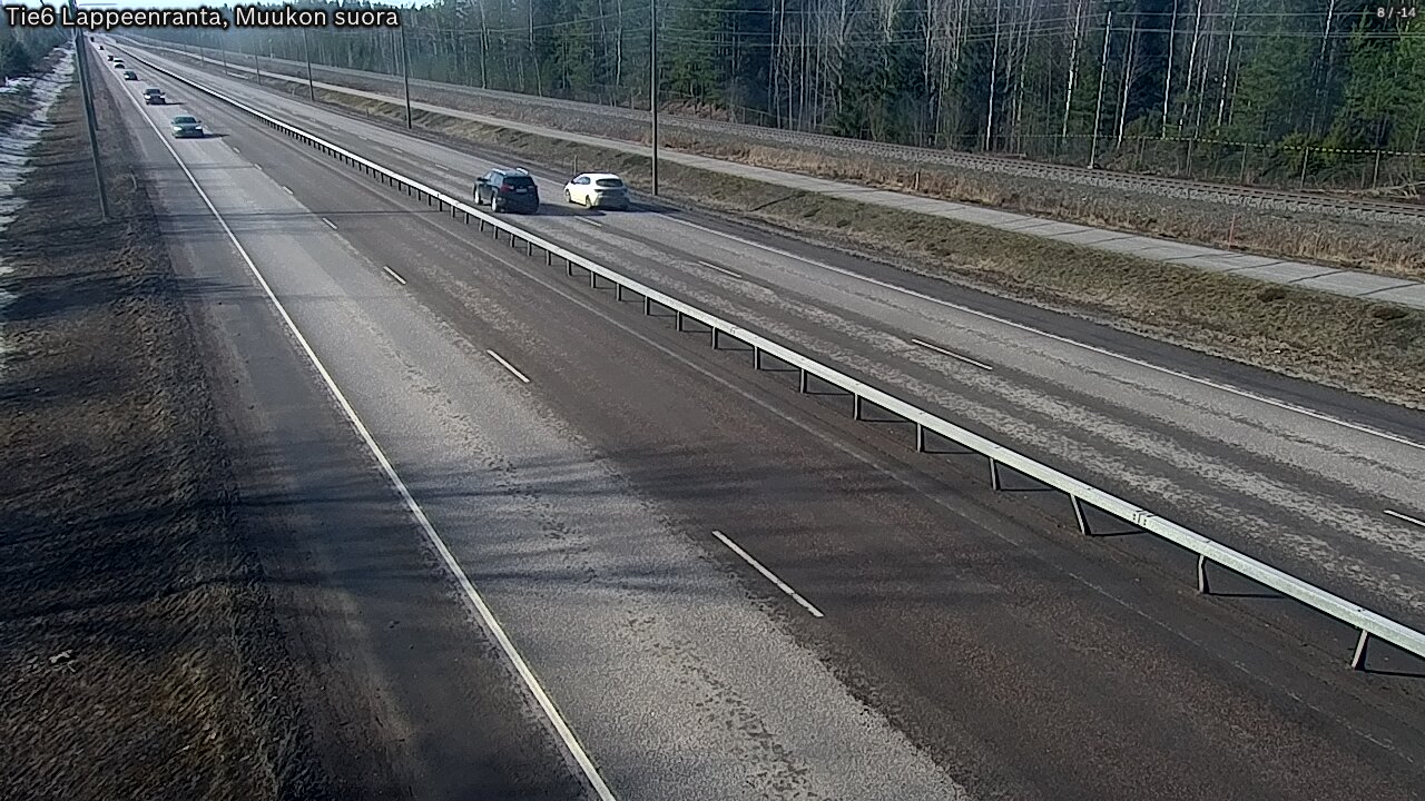 Kelikamerat Kuva Tie 6 Lappeenranta, Muukon suora, Lappeenranta, Etelä-Karjala