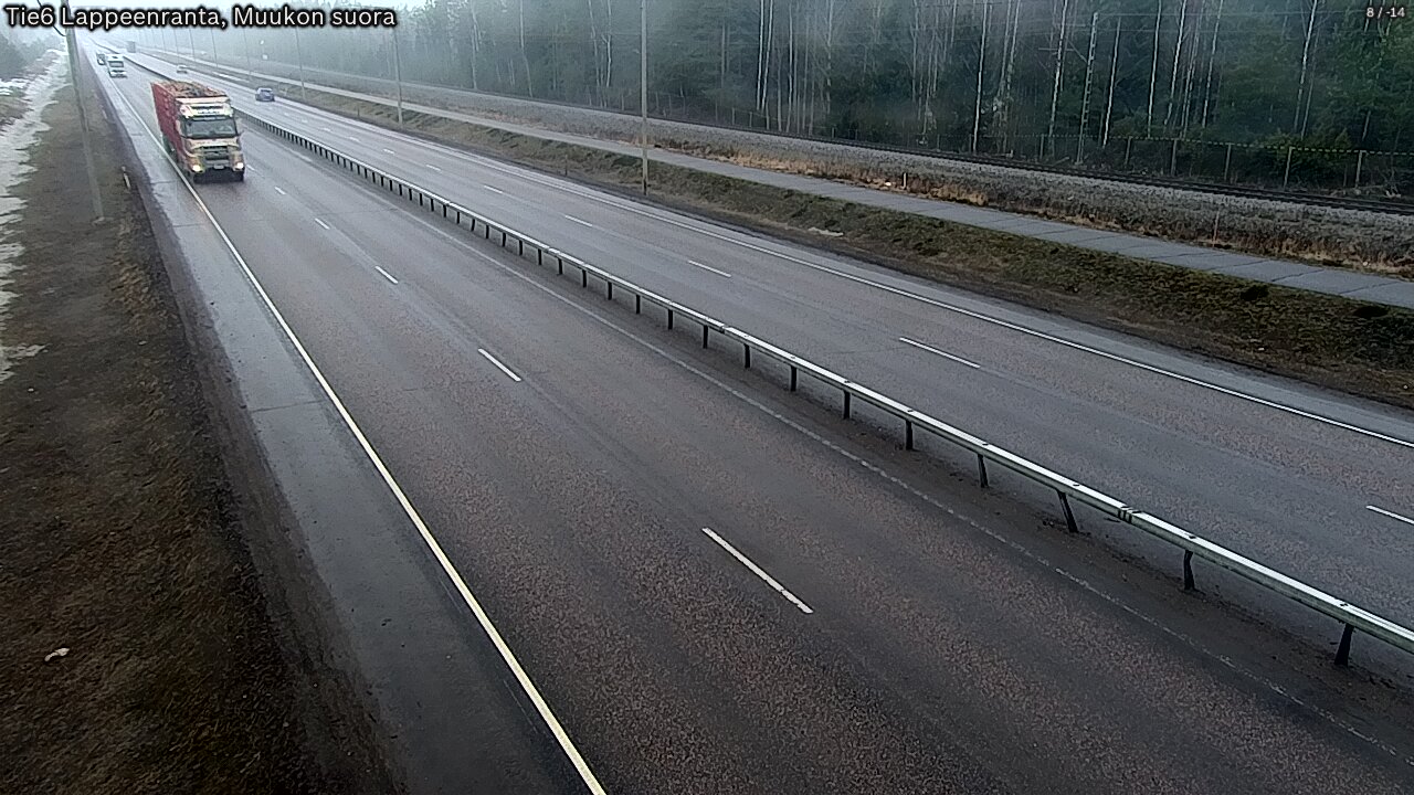 Kelikamerat Kuva Tie 6 Lappeenranta, Muukon suora, Lappeenranta, Etelä-Karjala