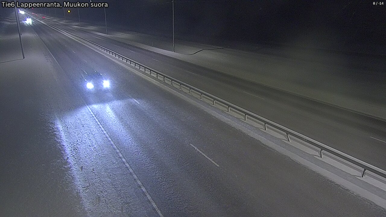 Weather Camera Image Tie 6 Villmanstrand, Muukko rakan, Lappeenranta, Etelä-Karjala