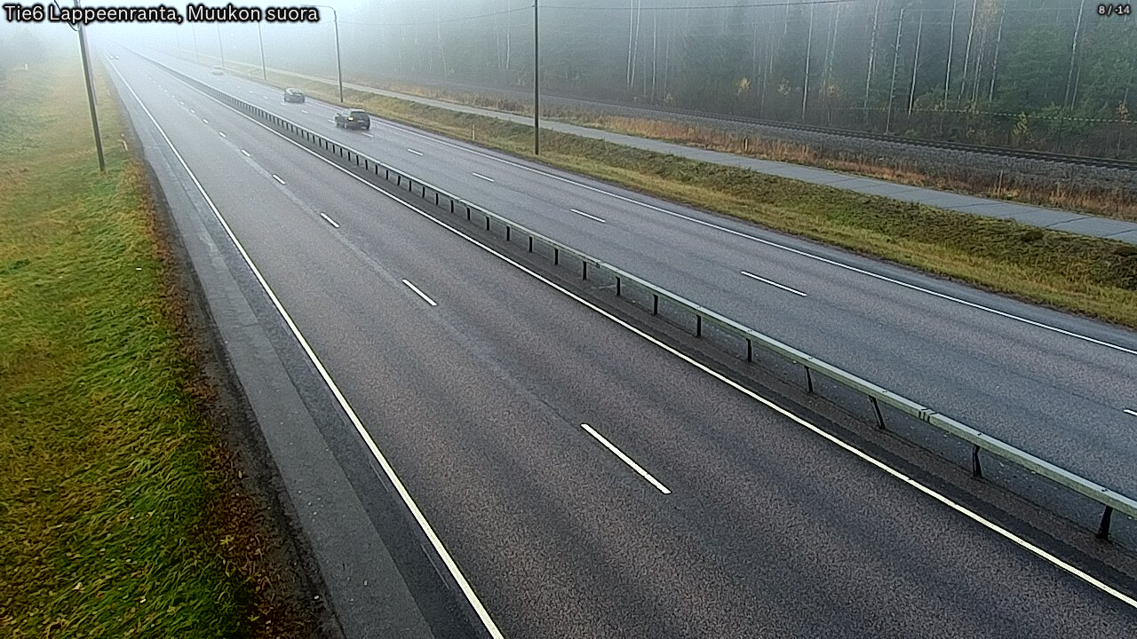 Kelikamerat Kuva Tie 6 Lappeenranta, Muukon suora, Lappeenranta, Etelä-Karjala