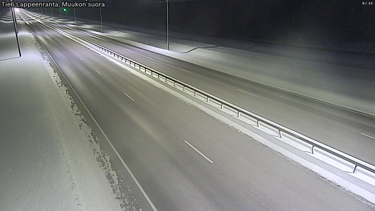 Kelikamerat Kuva Tie 6 Lappeenranta, Muukon suora, Lappeenranta, Etelä-Karjala