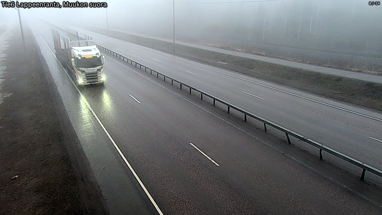 Kelikamerat Kuva Tie 6 Lappeenranta, Muukon suora, Lappeenranta, Etelä-Karjala