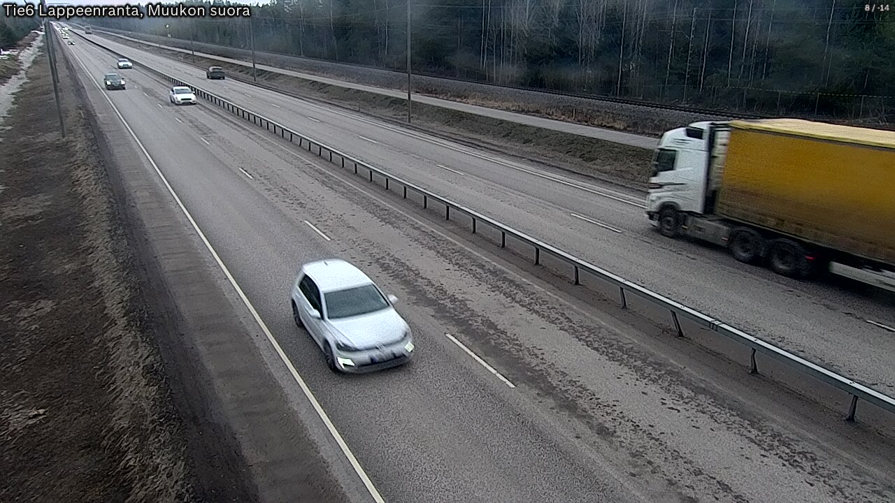 Kelikamerat Kuva Tie 6 Lappeenranta, Muukon suora, Lappeenranta, Etelä-Karjala