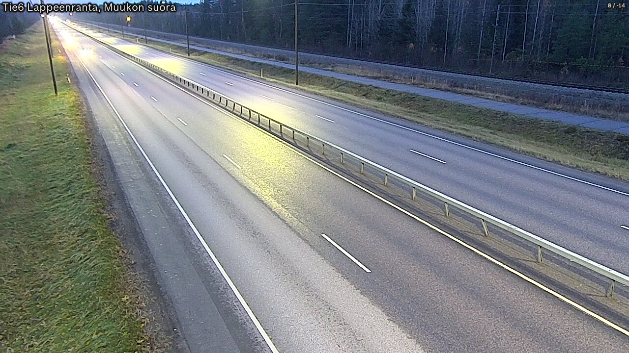 Kelikamerat Kuva Tie 6 Lappeenranta, Muukon suora, Lappeenranta, Etelä-Karjala