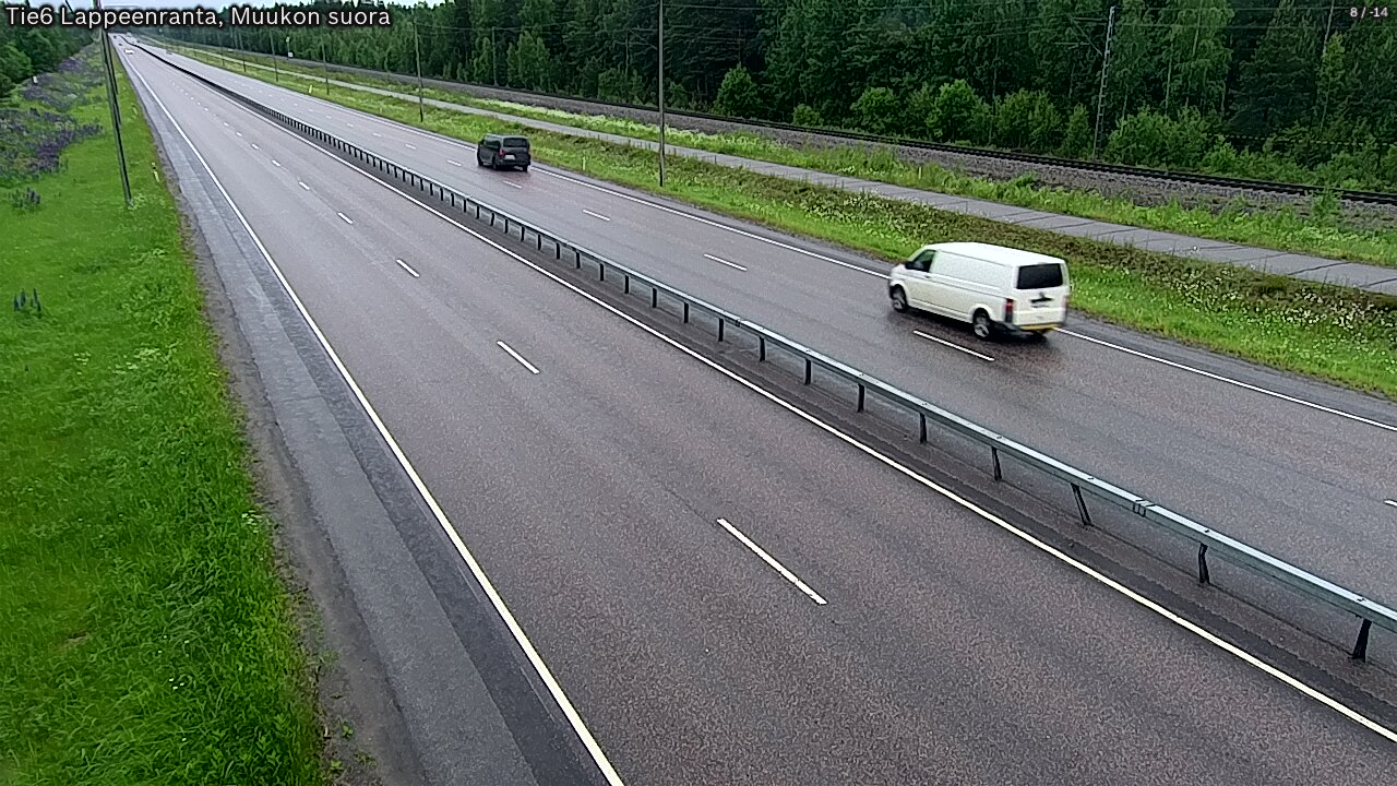 Kelikamerat Kuva Tie 6 Lappeenranta, Muukon suora, Lappeenranta, Etelä-Karjala