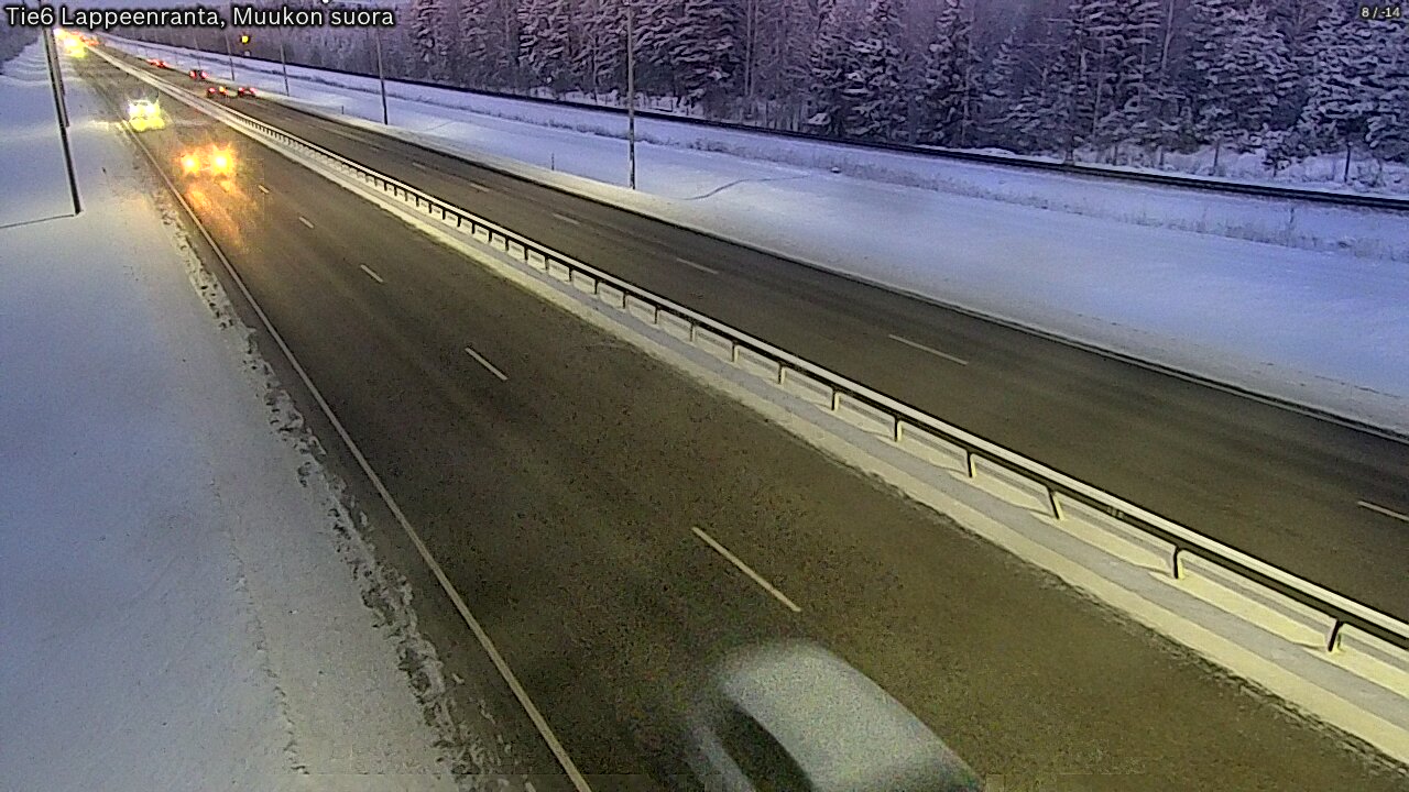 Kelikamerat Kuva Tie 6 Lappeenranta, Muukon suora, Lappeenranta, Etelä-Karjala