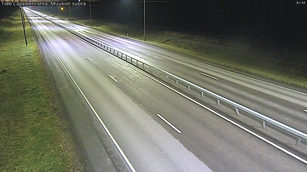 Weather Camera Image Tie 6 Villmanstrand, Muukko rakan, Lappeenranta, Etelä-Karjala