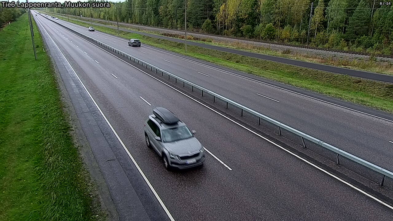 Kelikamerat Kuva Tie 6 Lappeenranta, Muukon suora, Lappeenranta, Etelä-Karjala