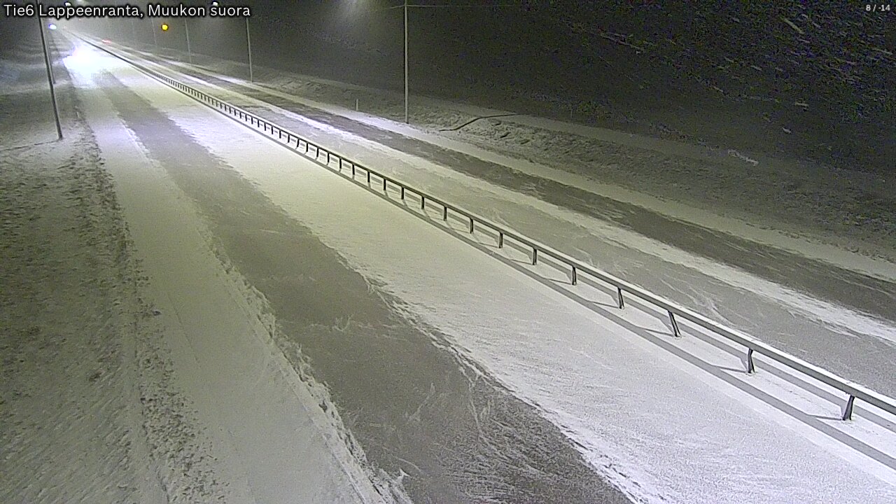 Kelikamerat Kuva Tie 6 Lappeenranta, Muukon suora, Lappeenranta, Etelä-Karjala