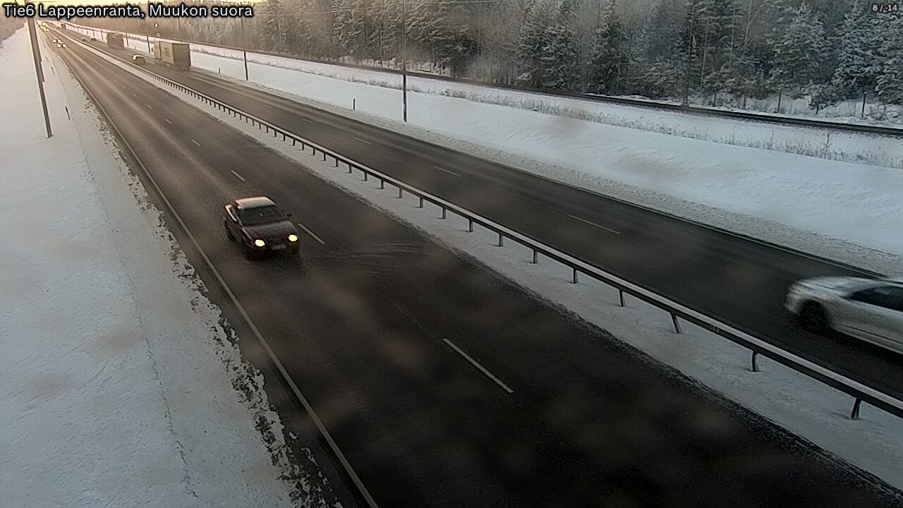 Kelikamerat Kuva Tie 6 Lappeenranta, Muukon suora, Lappeenranta, Etelä-Karjala