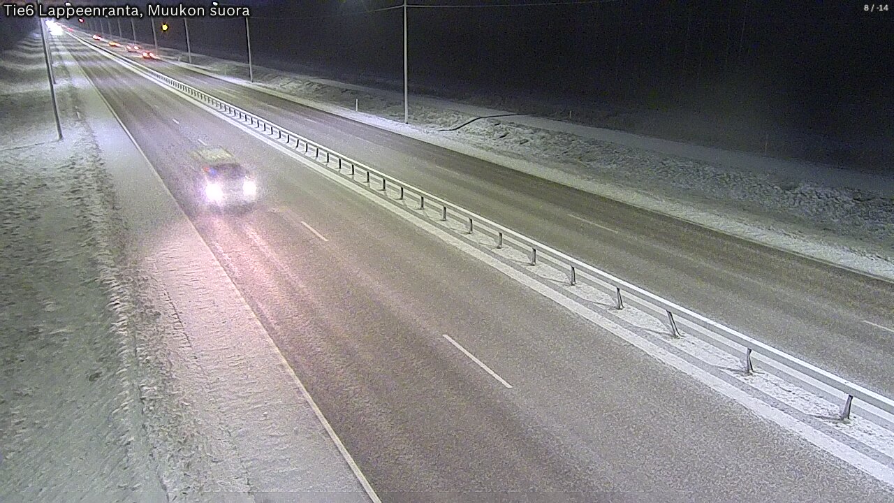 Kelikamerat Kuva Tie 6 Lappeenranta, Muukon suora, Lappeenranta, Etelä-Karjala