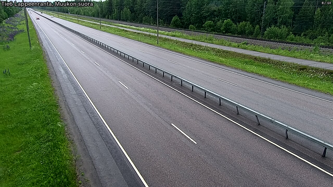 Kelikamerat Kuva Tie 6 Lappeenranta, Muukon suora, Lappeenranta, Etelä-Karjala