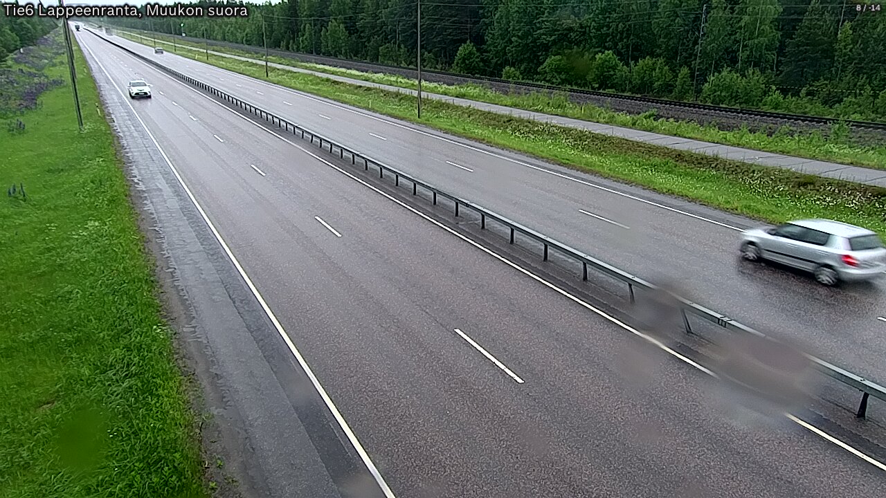 Kelikamerat Kuva Tie 6 Lappeenranta, Muukon suora, Lappeenranta, Etelä-Karjala