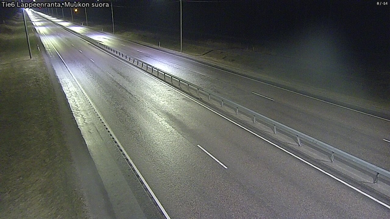 Weather Camera Image Tie 6 Villmanstrand, Muukko rakan, Lappeenranta, Etelä-Karjala