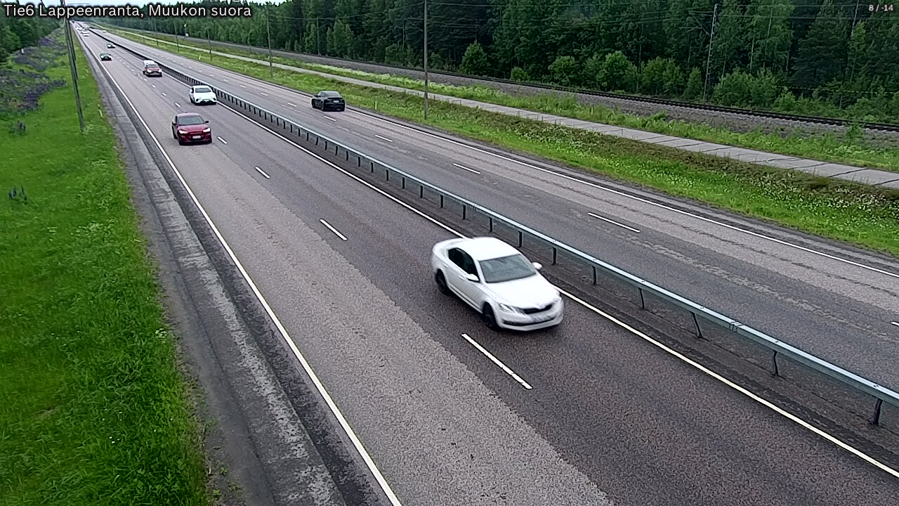 Kelikamerat Kuva Tie 6 Lappeenranta, Muukon suora, Lappeenranta, Etelä-Karjala