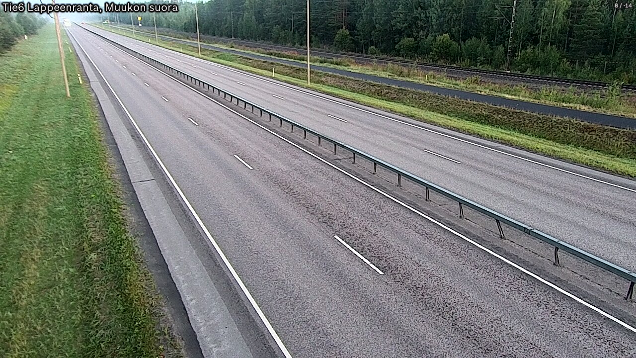 Kelikamerat Kuva Tie 6 Lappeenranta, Muukon suora, Lappeenranta, Etelä-Karjala