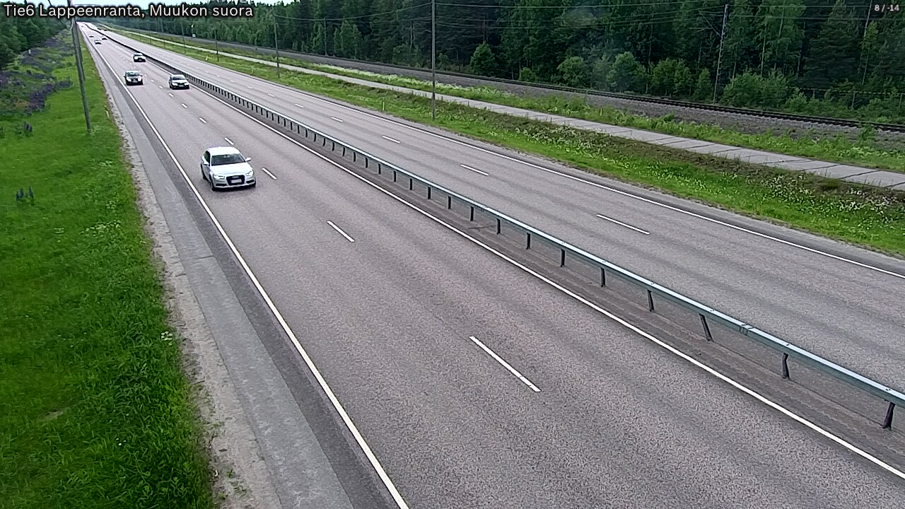 Kelikamerat Kuva Tie 6 Lappeenranta, Muukon suora, Lappeenranta, Etelä-Karjala