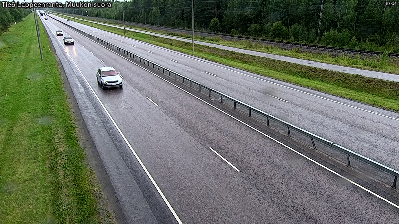 Kelikamerat Kuva Tie 6 Lappeenranta, Muukon suora, Lappeenranta, Etelä-Karjala