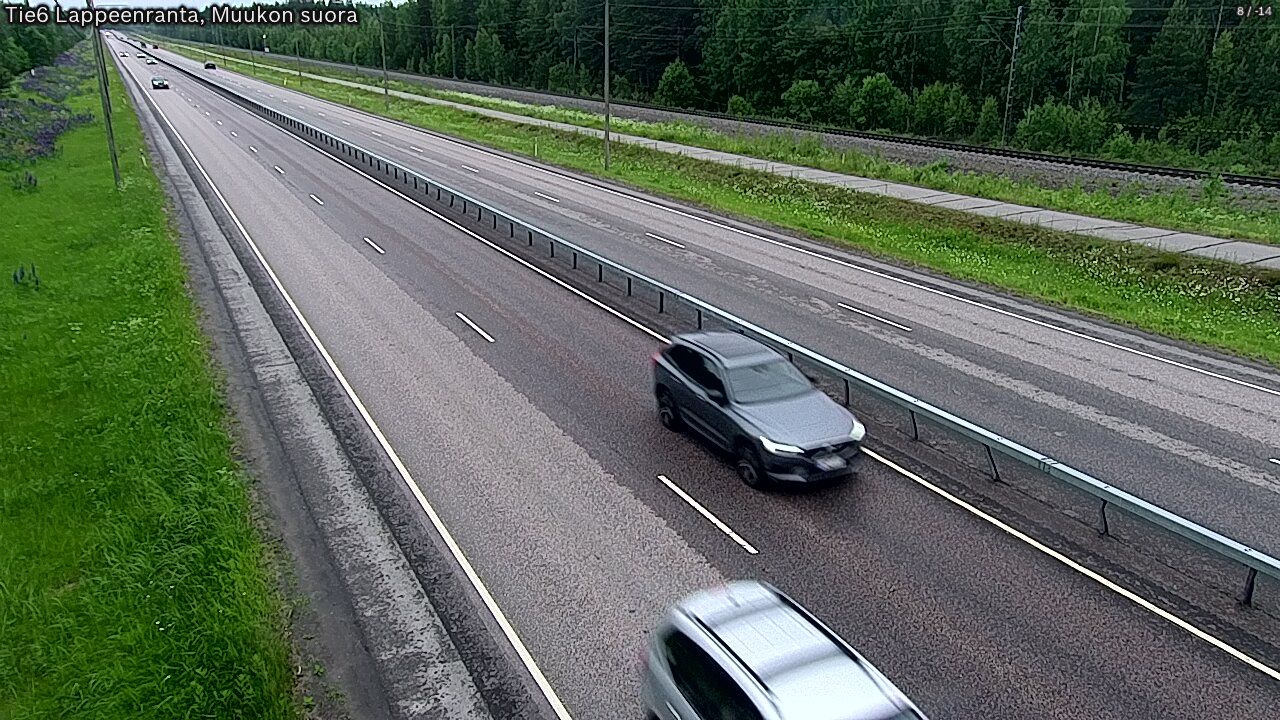 Kelikamerat Kuva Tie 6 Lappeenranta, Muukon suora, Lappeenranta, Etelä-Karjala
